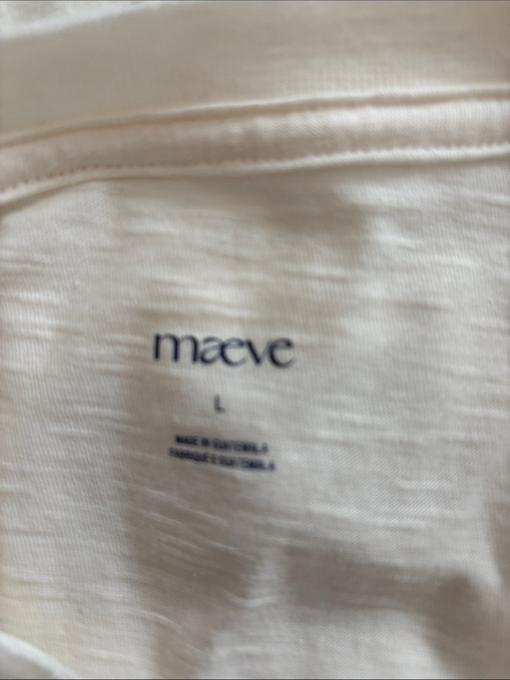 Maeve/Anthropologie The Caitlin Boxy Tee in Neutral Pattern. NWT - Picture 8 of 13